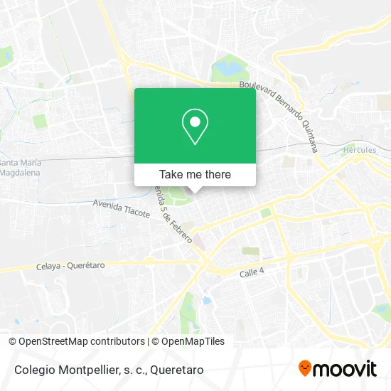 Colegio Montpellier, s. c. map