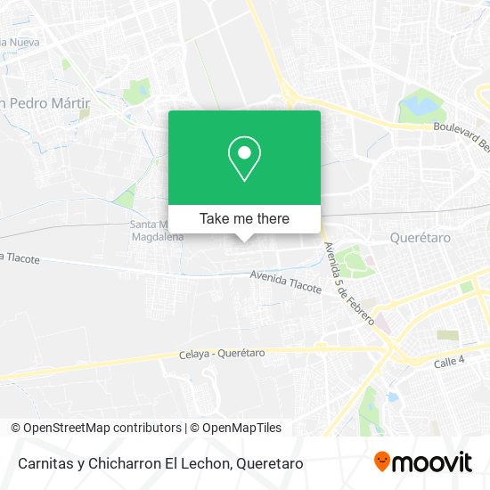 Mapa de Carnitas y Chicharron El Lechon