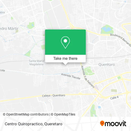 Mapa de Centro Quiropractico
