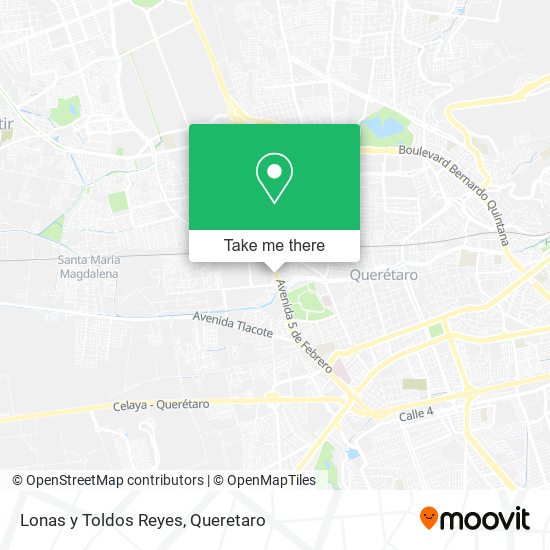 Lonas y Toldos Reyes map