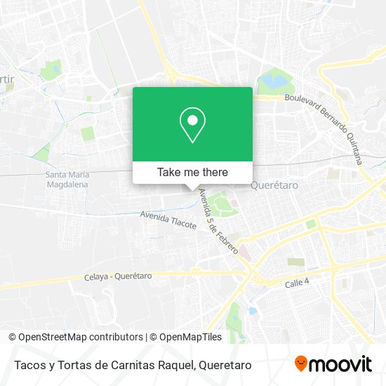 Tacos y Tortas de Carnitas Raquel map