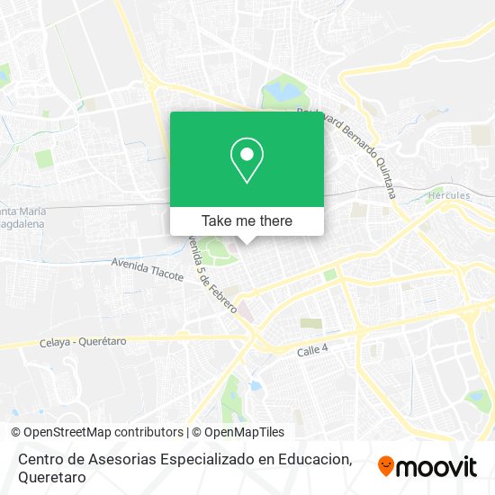 Mapa de Centro de Asesorias Especializado en Educacion