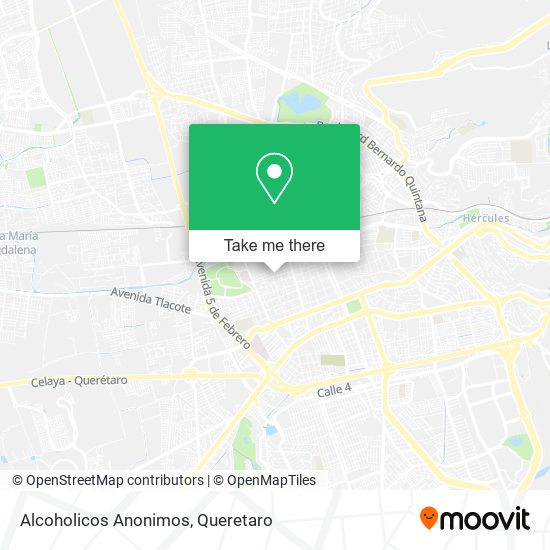 Alcoholicos Anonimos map