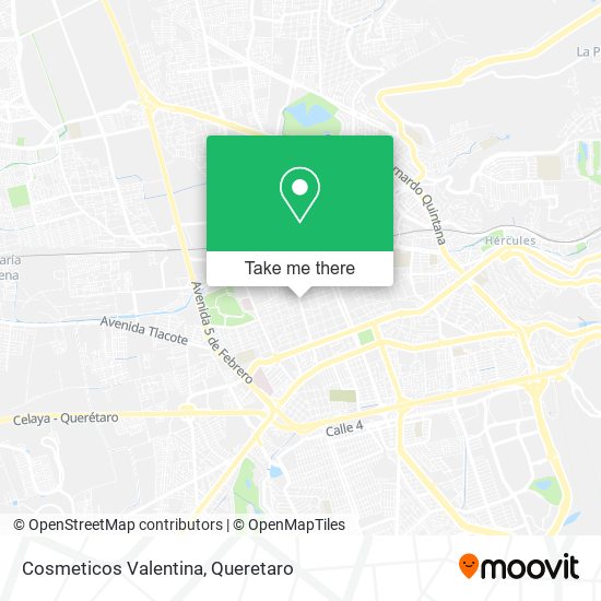 Cosmeticos Valentina map
