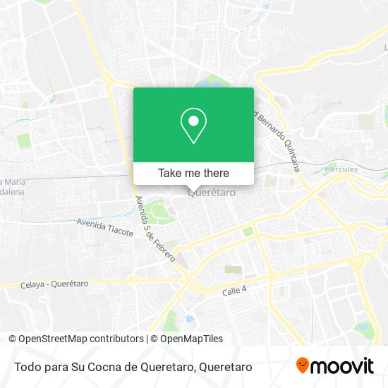Mapa de Todo para Su Cocna de Queretaro