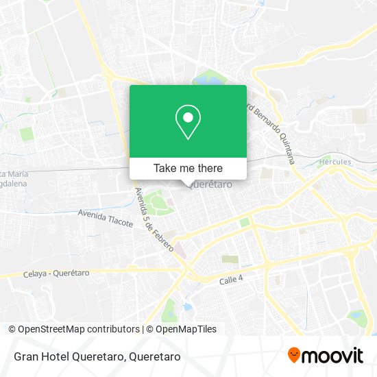 Gran Hotel Queretaro map