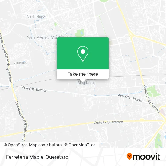 Mapa de Ferreteria Maple