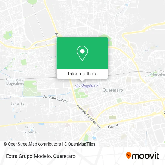 Extra Grupo Modelo map