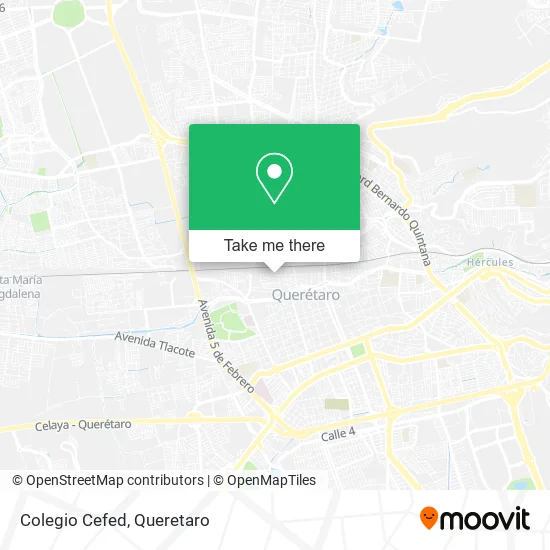 Mapa de Colegio Cefed