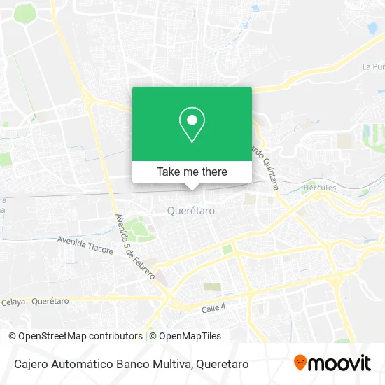 Cajero Automático Banco Multiva map