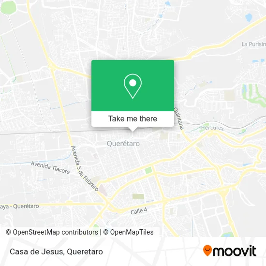 Casa de Jesus map