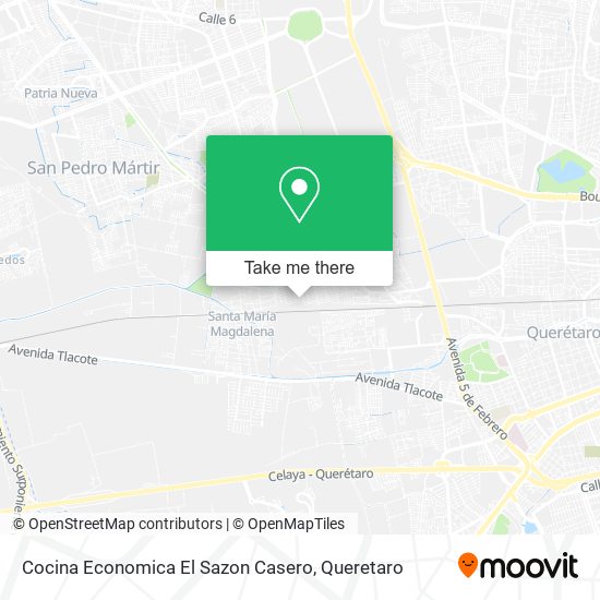 Cocina Economica El Sazon Casero map