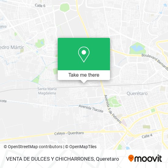 Mapa de VENTA DE DULCES Y CHICHARRONES