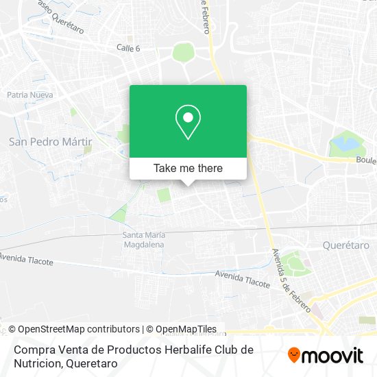 Mapa de Compra Venta de Productos Herbalife Club de Nutricion