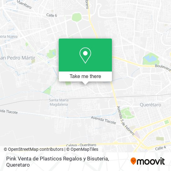 Pink Venta de Plasticos Regalos y Bisuteria map