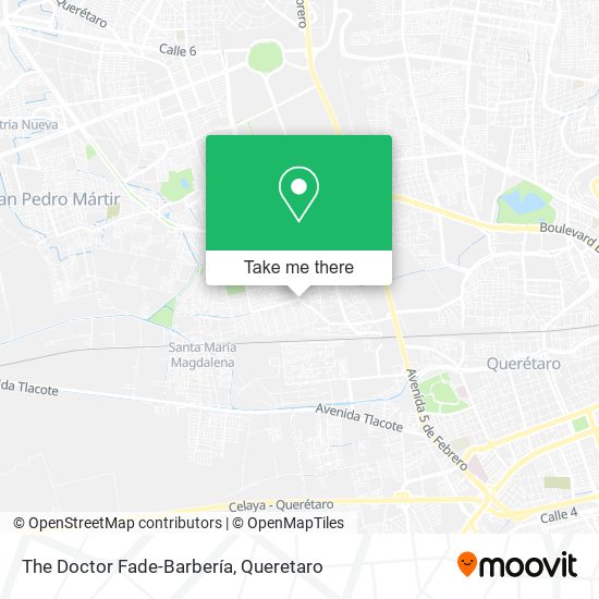 The Doctor Fade-Barbería map