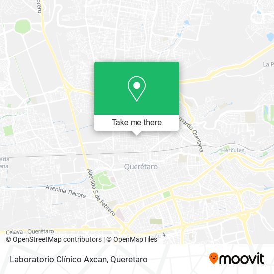 Mapa de Laboratorio Clínico Axcan