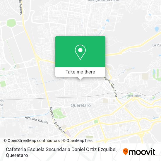 Cafeteria Escuela Secundaria Daniel Ortiz Ezquibel map