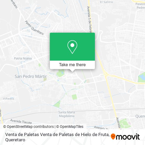 Venta de Paletas Venta de Paletas de Hielo de Fruta map