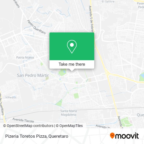 Pizeria Toretos Pizza map