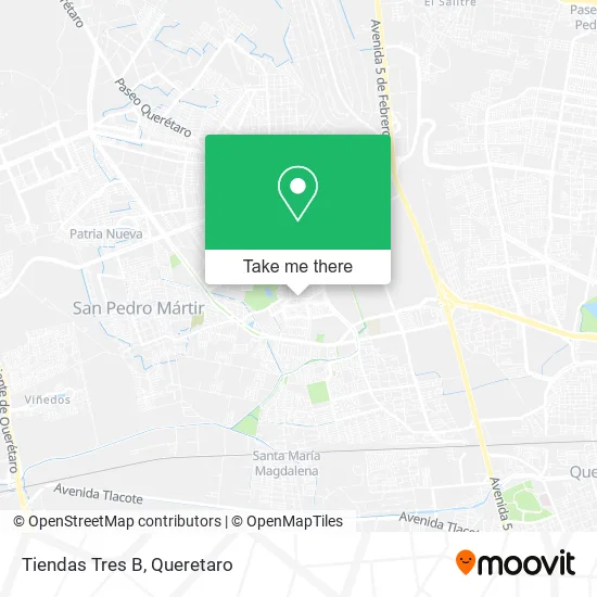 Mapa de Tiendas Tres B
