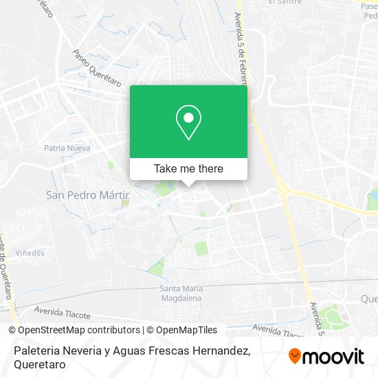 Paleteria Neveria y Aguas Frescas Hernandez map