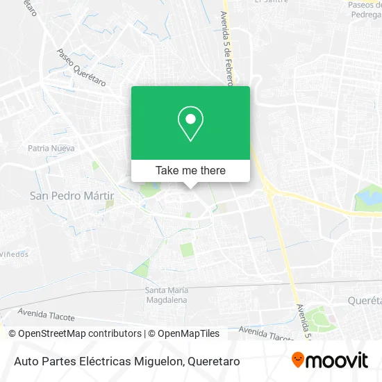 Auto Partes Eléctricas Miguelon map