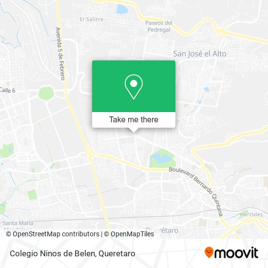 Mapa de Colegio Ninos de Belen