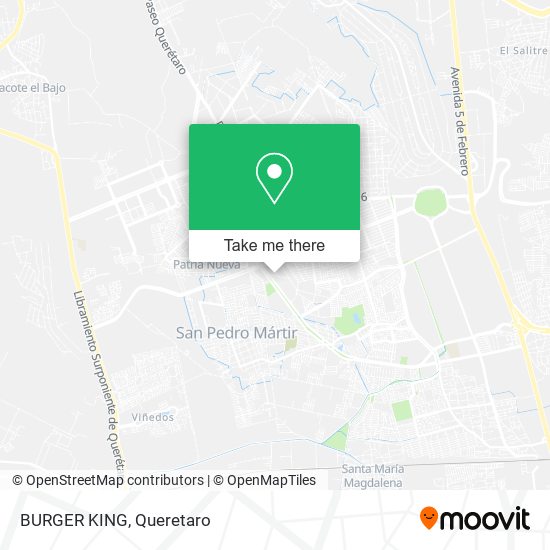 BURGER KING map