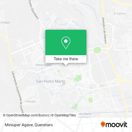 Miniuper Agave map