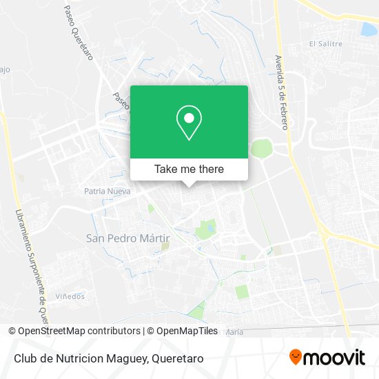 Club de Nutricion Maguey map
