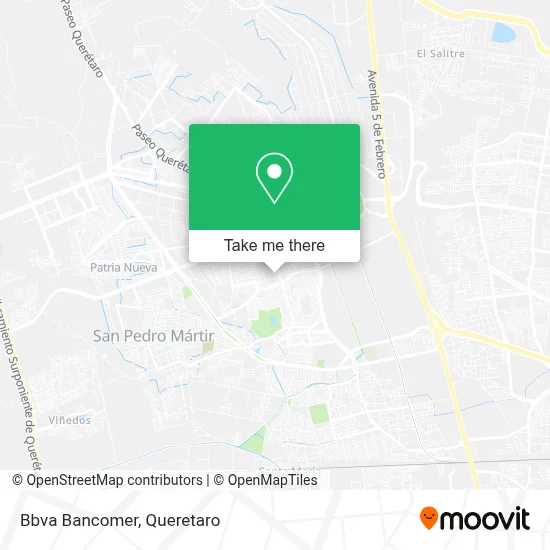 Bbva Bancomer map
