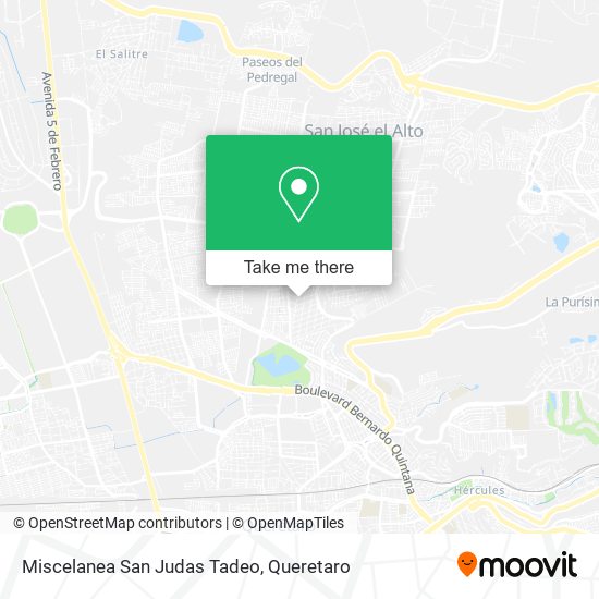 Miscelanea San Judas Tadeo map
