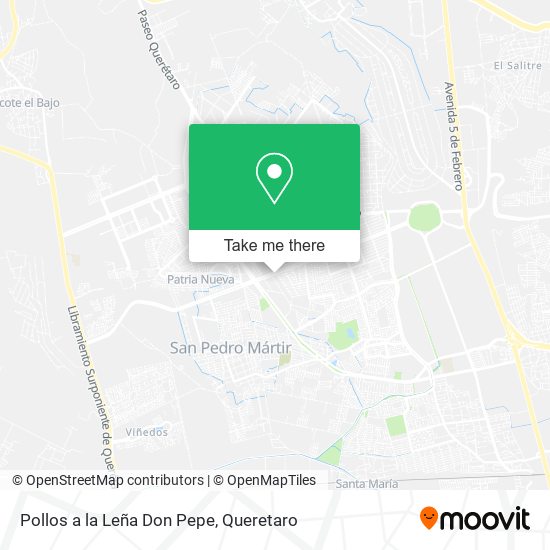 Mapa de Pollos a la Leña Don Pepe