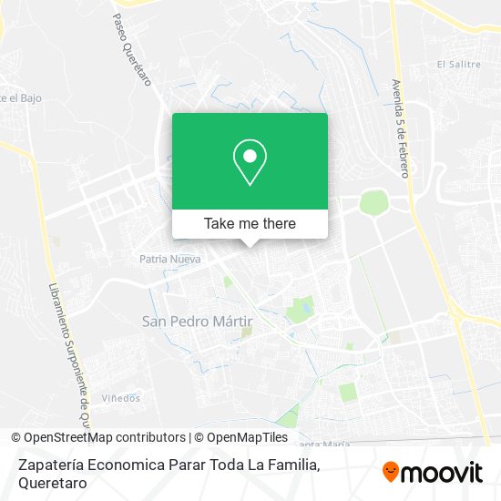 Zapatería Economica Parar Toda La Familia map