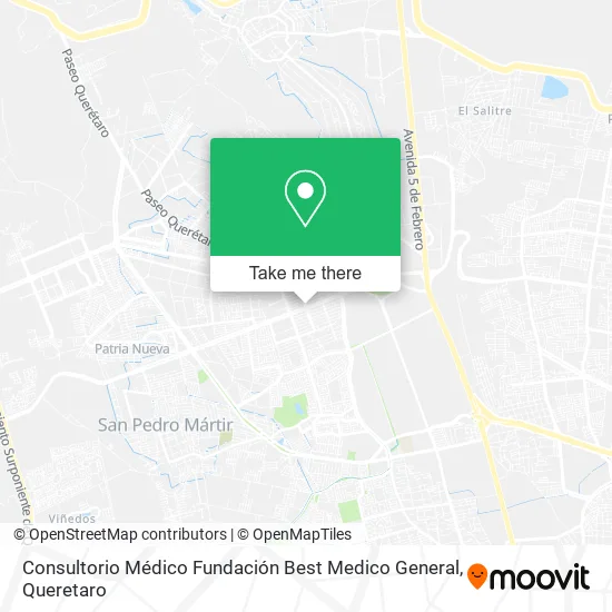 Mapa de Consultorio Médico Fundación Best Medico General