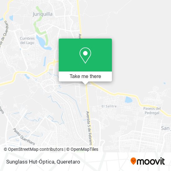 Sunglass Hut-Óptica map