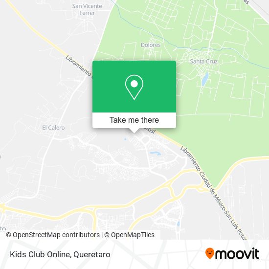 Mapa de Kids Club Online