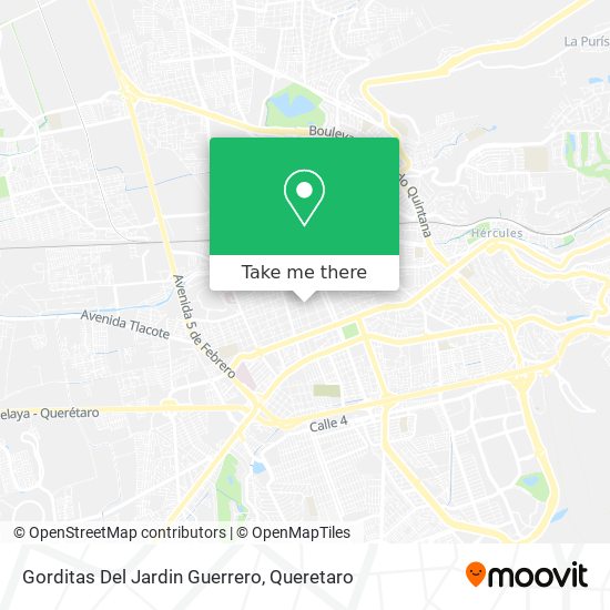 Gorditas Del Jardin Guerrero map