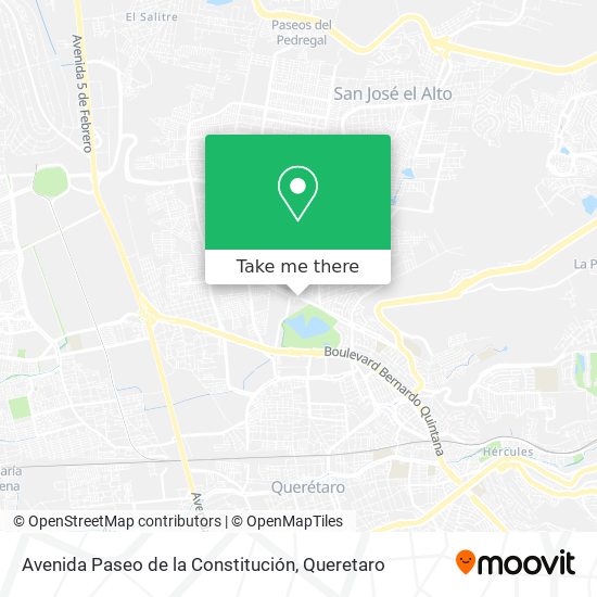 Mapa de Avenida Paseo de la Constitución
