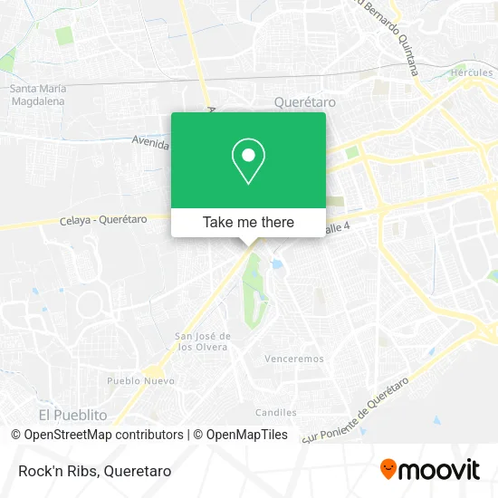 Mapa de Rock'n Ribs