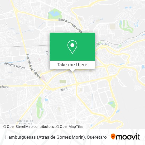 Mapa de Hamburguesas (Atras de Gomez Morin)