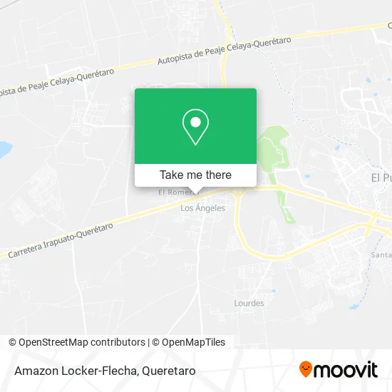 Amazon Locker-Flecha map