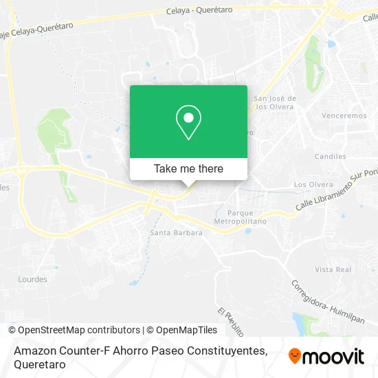 Mapa de Amazon Counter-F Ahorro Paseo Constituyentes