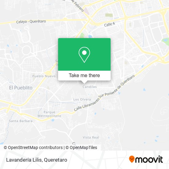 Lavandería Lilis map