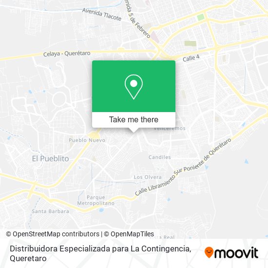 Distribuidora Especializada para La Contingencia map