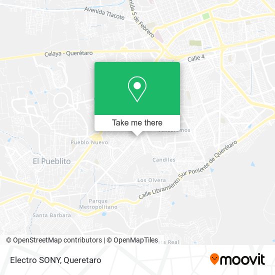 Mapa de Electro SONY