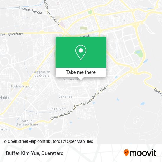 Mapa de Buffet Kim Yue