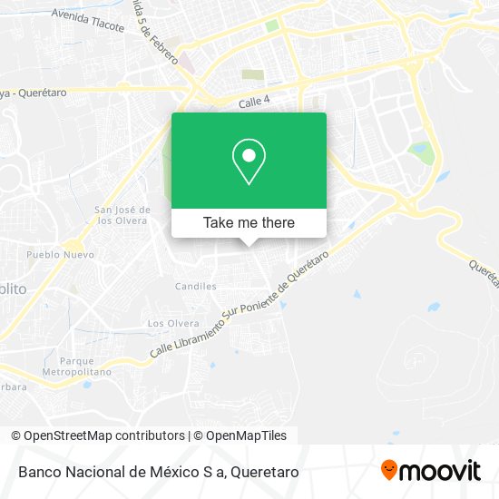 Banco Nacional de México S a map