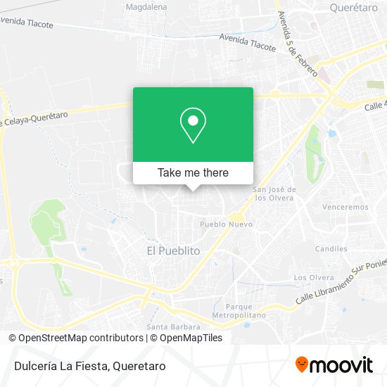 Dulcería La Fiesta map